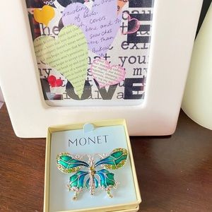 Brand New Monet Women’s Pin Brooch Butterfly